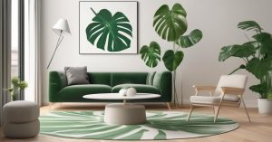 Dywan monstera: inspiracje i porady
